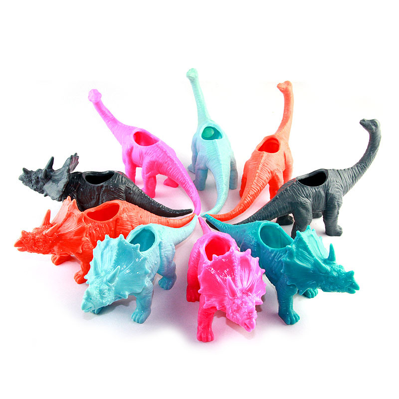 Plastic Pots Dinosaur Design Plastic Pots Dinosaur Design