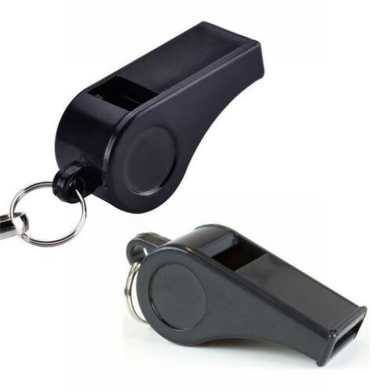Plastic Pro Sports Whistle with Lanyard