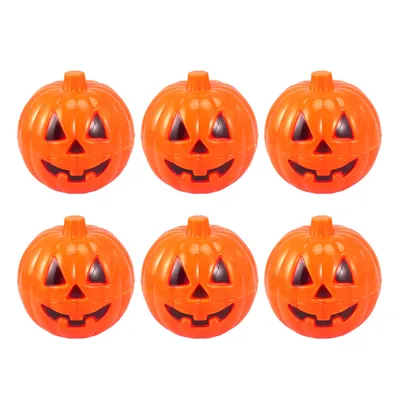 Plastic Pumpkins Mini Container (6 pieces) Plastic Pumpkins Mini Container (6 pieces)