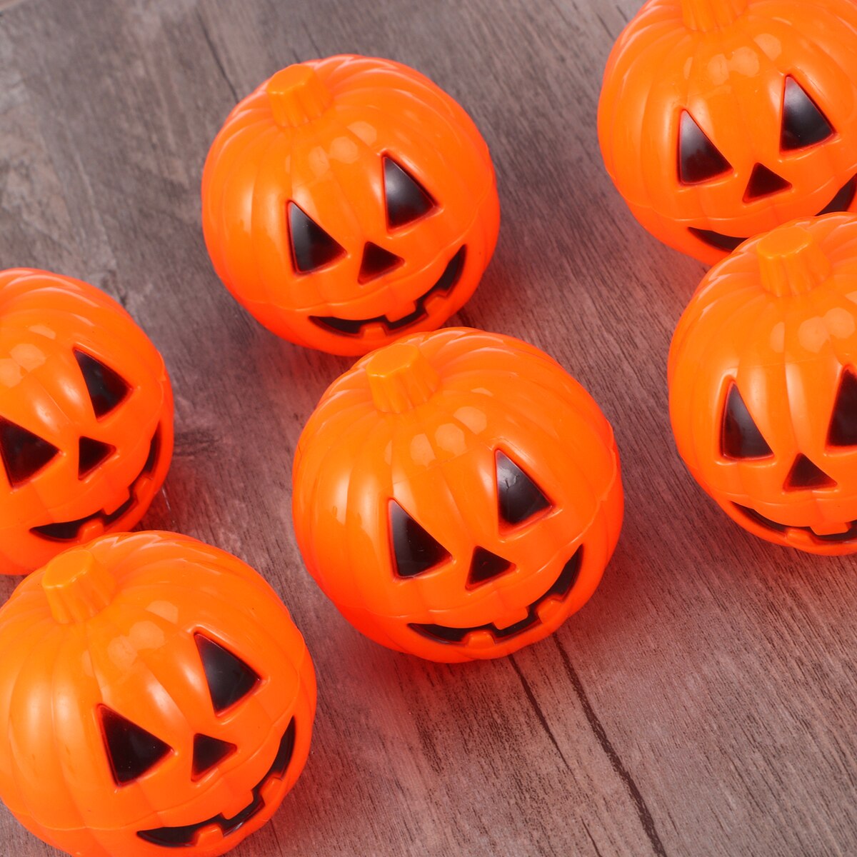 Plastic Pumpkins Mini Container (6 pieces) Plastic Pumpkins Mini Container (6 pieces)