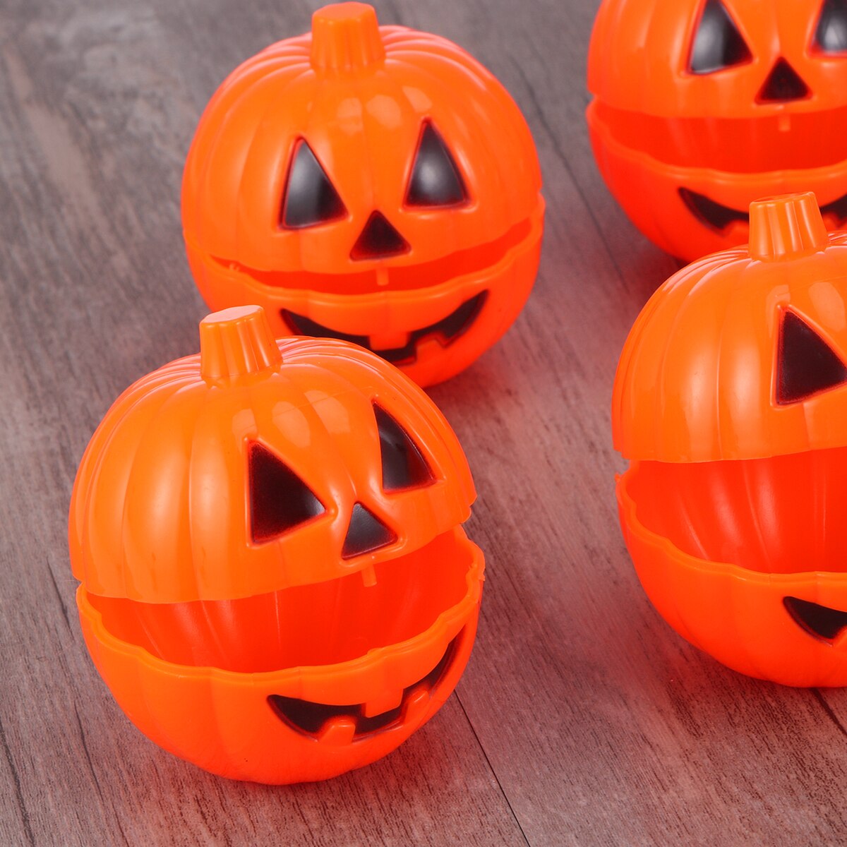 Plastic Pumpkins Mini Container (6 pieces) Plastic Pumpkins Mini Container (6 pieces)
