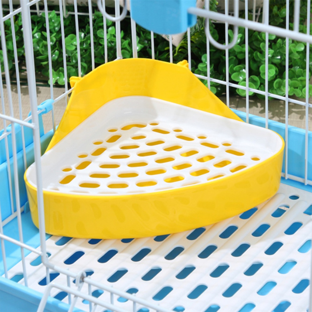 Plastic Rabbit Corner Litter Tray