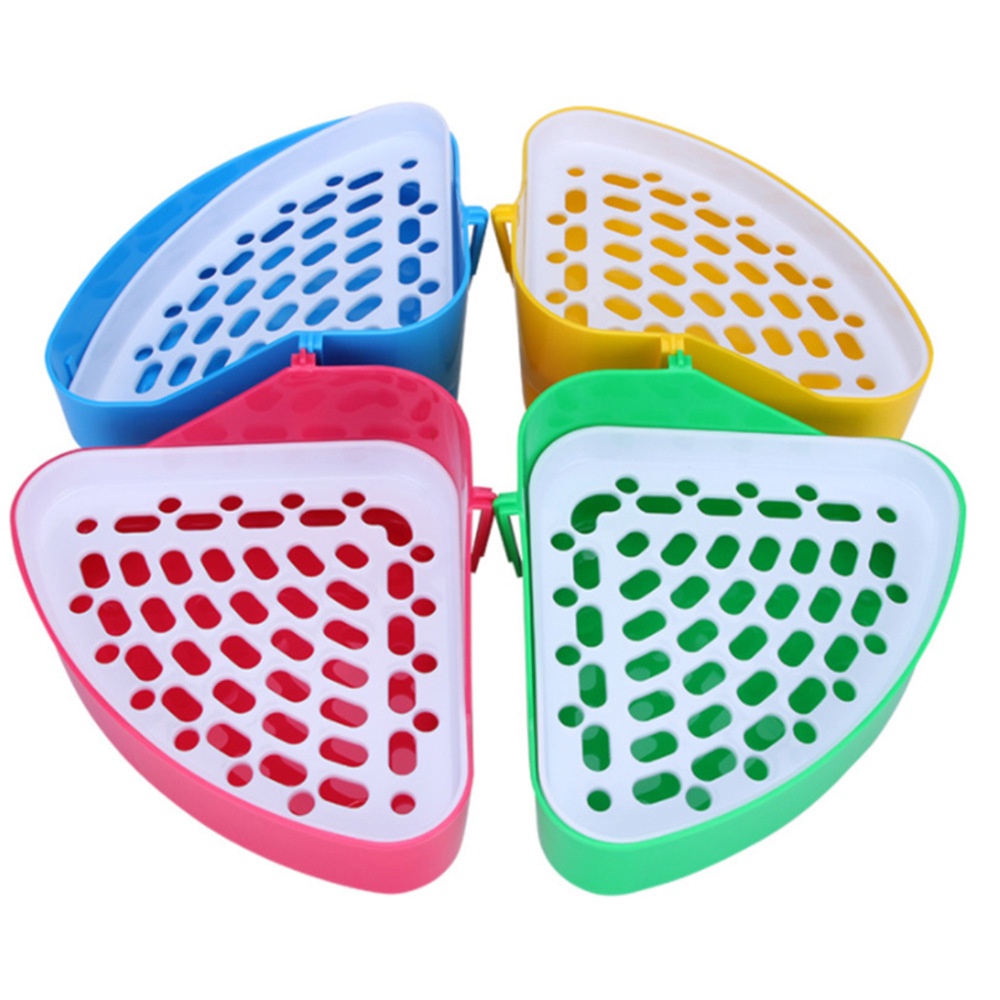 Plastic Rabbit Corner Litter Tray