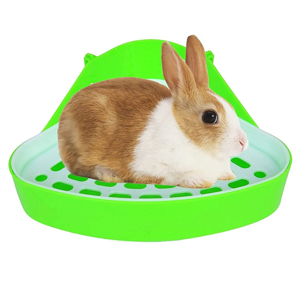 Plastic Rabbit Corner Litter Tray