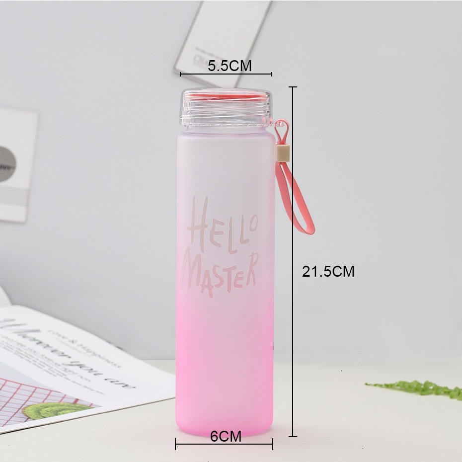 Plastic Reusable Water Bottle 500ml Container Plastic Reusable Water Bottle 500ml Container