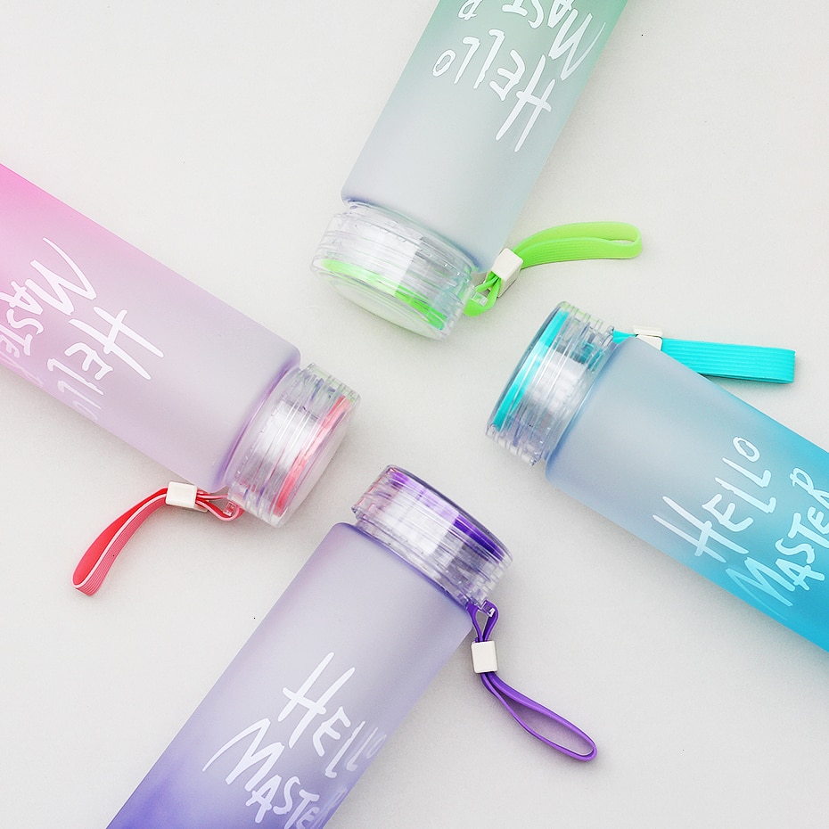 Plastic Reusable Water Bottle 500ml Container Plastic Reusable Water Bottle 500ml Container