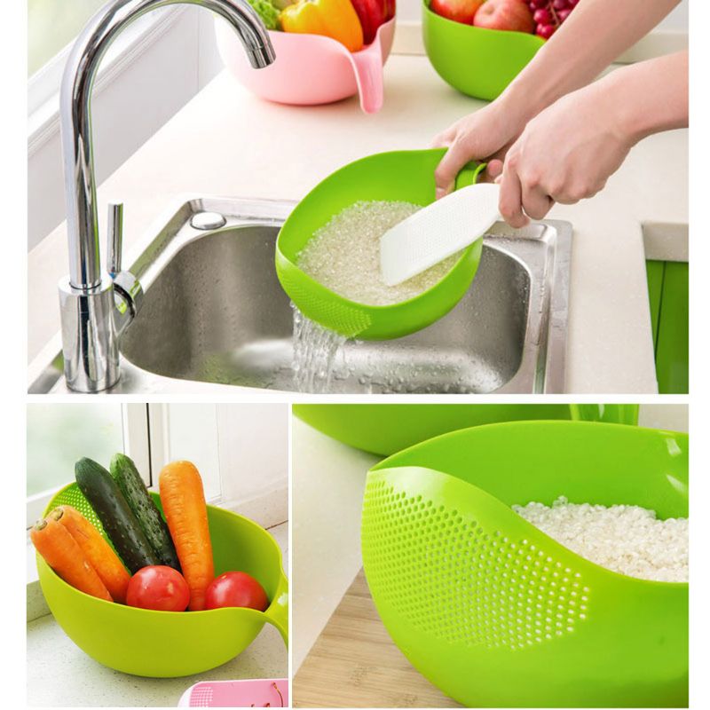 Plastic Rice Washer Bowl Strainer Plastic Rice Washer Bowl Strainer