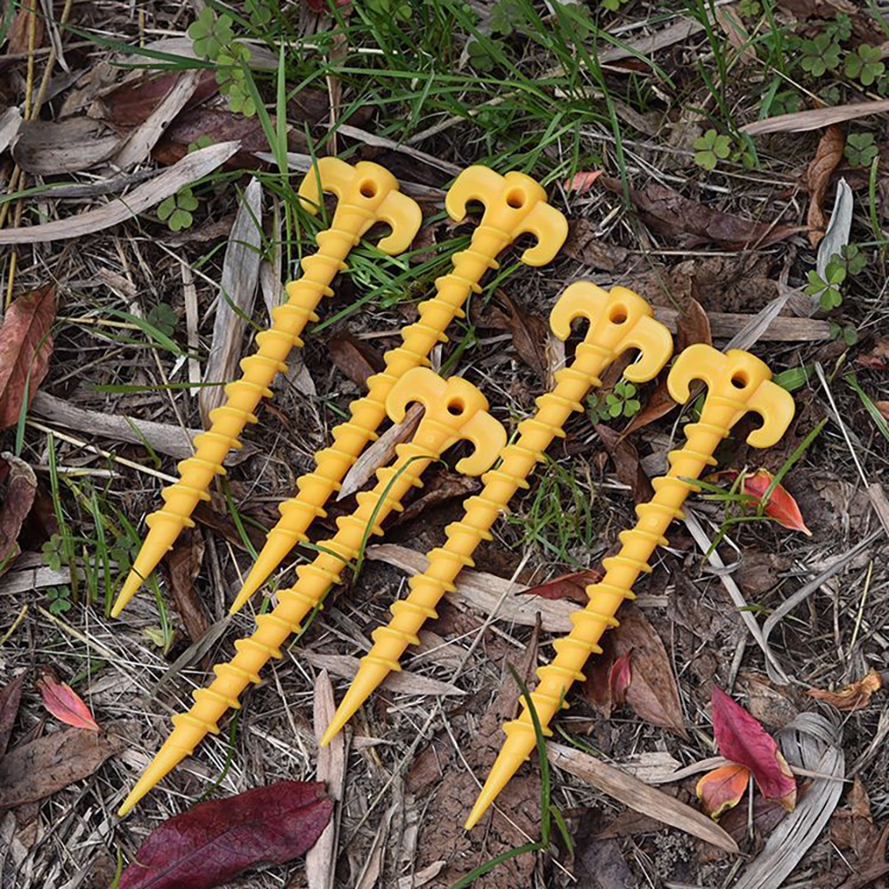 Plastic Screw In Tent Pegs (5pcs) Plastic Screw In Tent Pegs (5pcs)