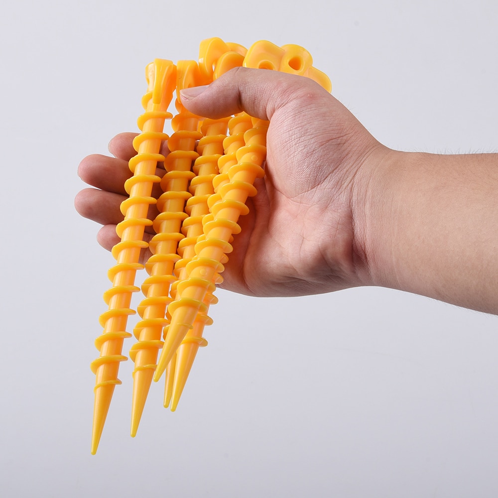 Plastic Screw In Tent Pegs (5pcs) Plastic Screw In Tent Pegs (5pcs)