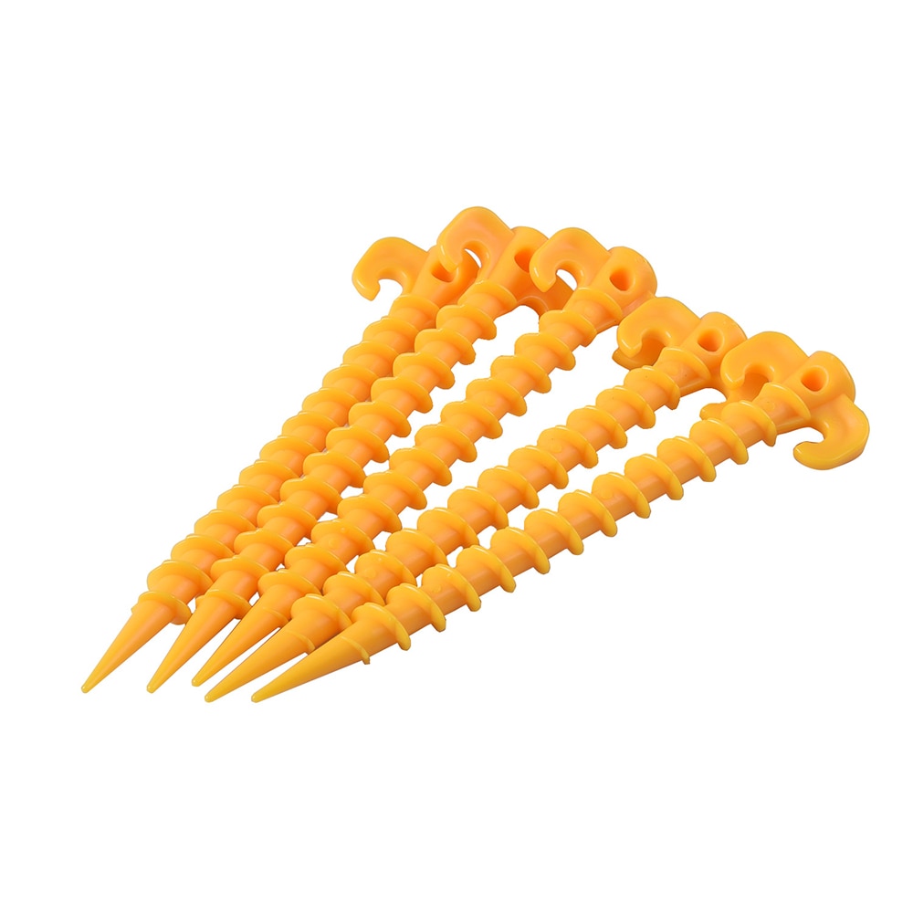 Plastic Screw In Tent Pegs (5pcs) Plastic Screw In Tent Pegs (5pcs)