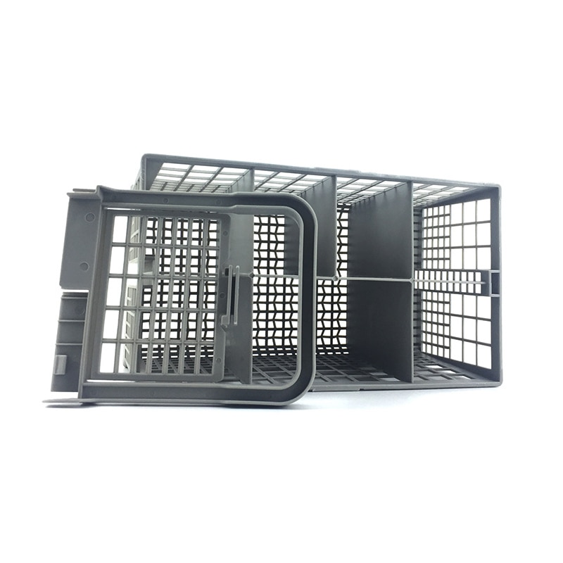 Plastic Sectioned Dishwasher Cutlery Basket