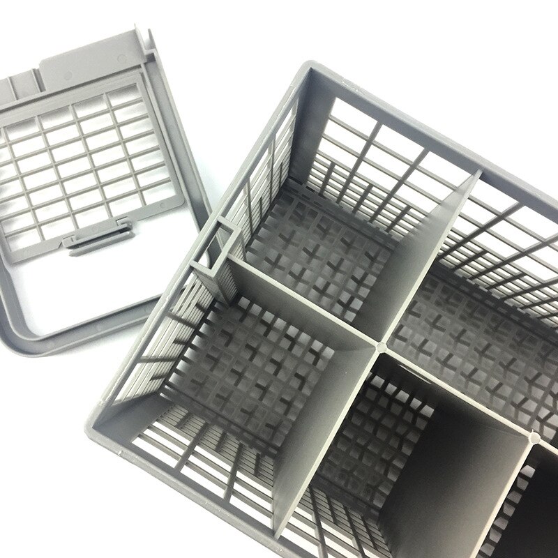 Plastic Sectioned Dishwasher Cutlery Basket