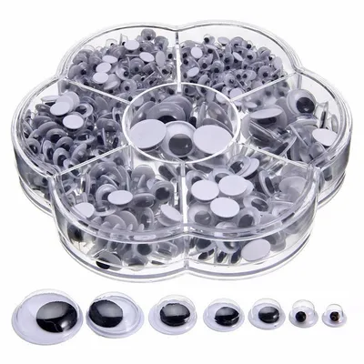 Plastic Self Adhesive Googly Eyes (700pcs) Plastic Self Adhesive Googly Eyes (700pcs)