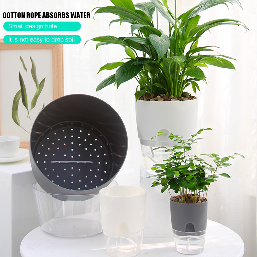 Plastic Self Watering Plant Pot Plastic Self Watering Plant Pot