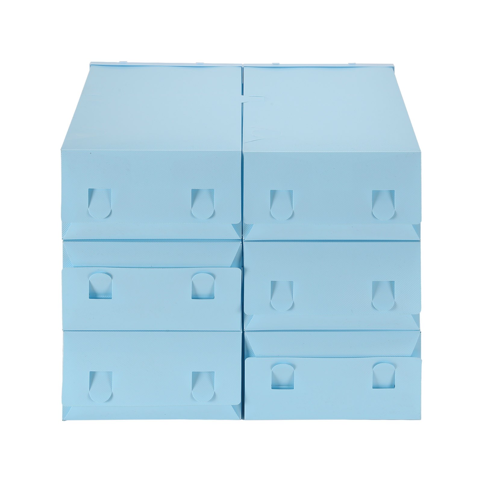 Plastic Shoe Storage Organizer Box Set