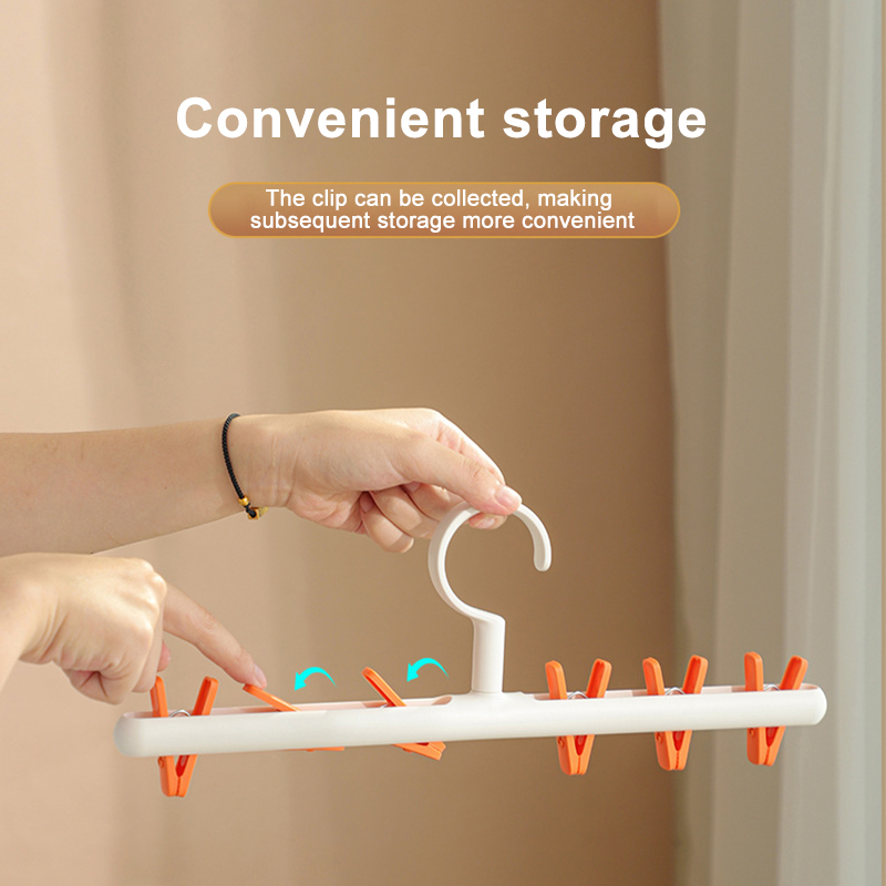Plastic Six Clip Cap Hanger Rack