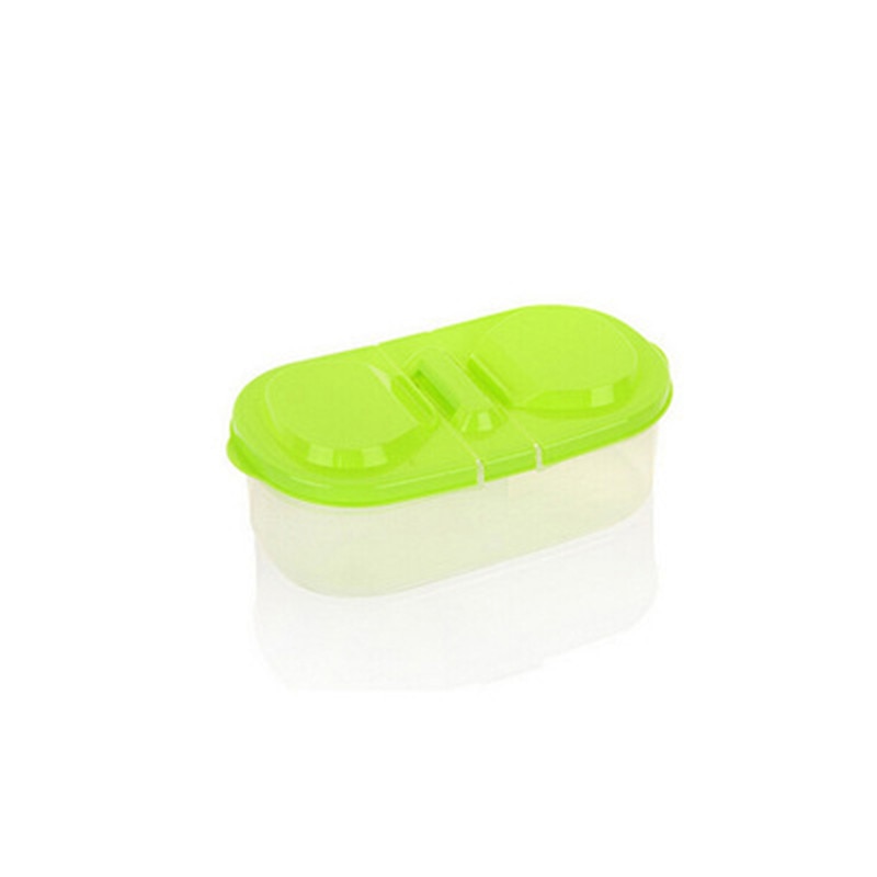 Plastic Small Food Container with 2 Compartments Plastic Small Food Container with 2 Compartments