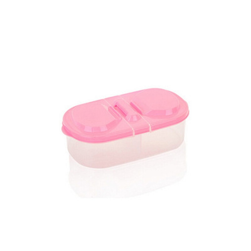 Plastic Small Food Container with 2 Compartments Plastic Small Food Container with 2 Compartments