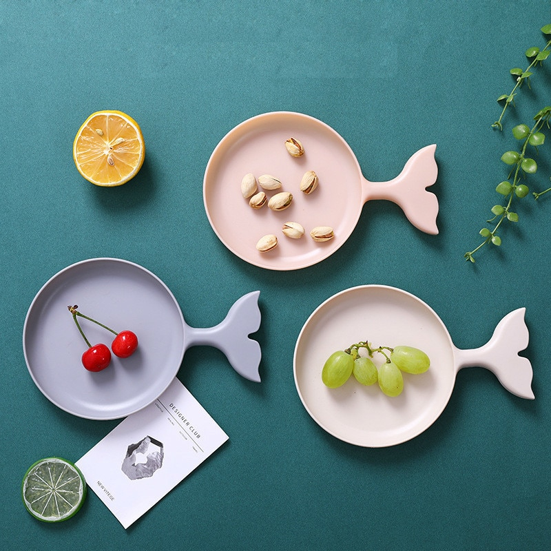 Plastic Snack Server Whale Plate Plastic Snack Server Whale Plate