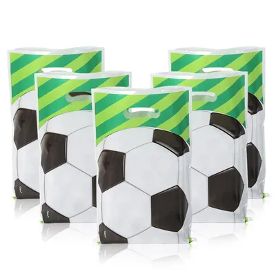 Plastic Soccer Treat Bags (30Pcs) Plastic Soccer Treat Bags (30Pcs)