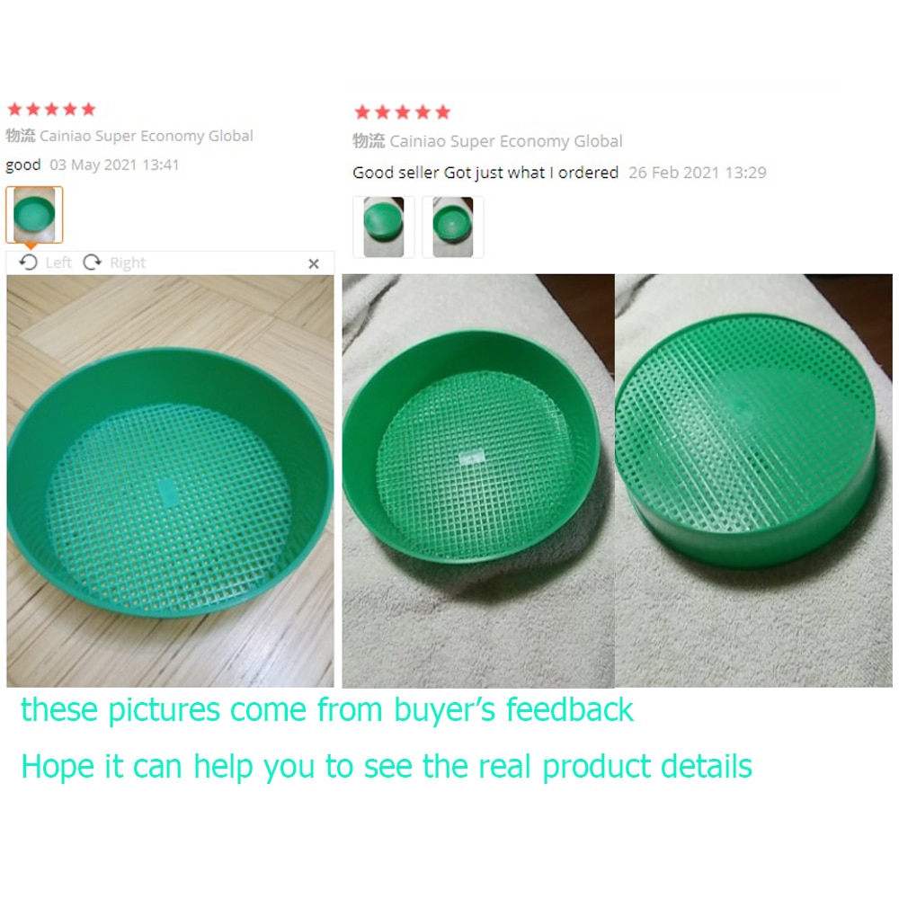 Plastic Soil Sifter Sieve Plastic Soil Sifter Sieve