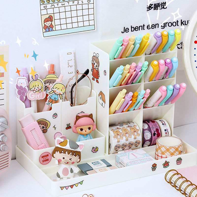 Plastic Stationery Holder for Desk