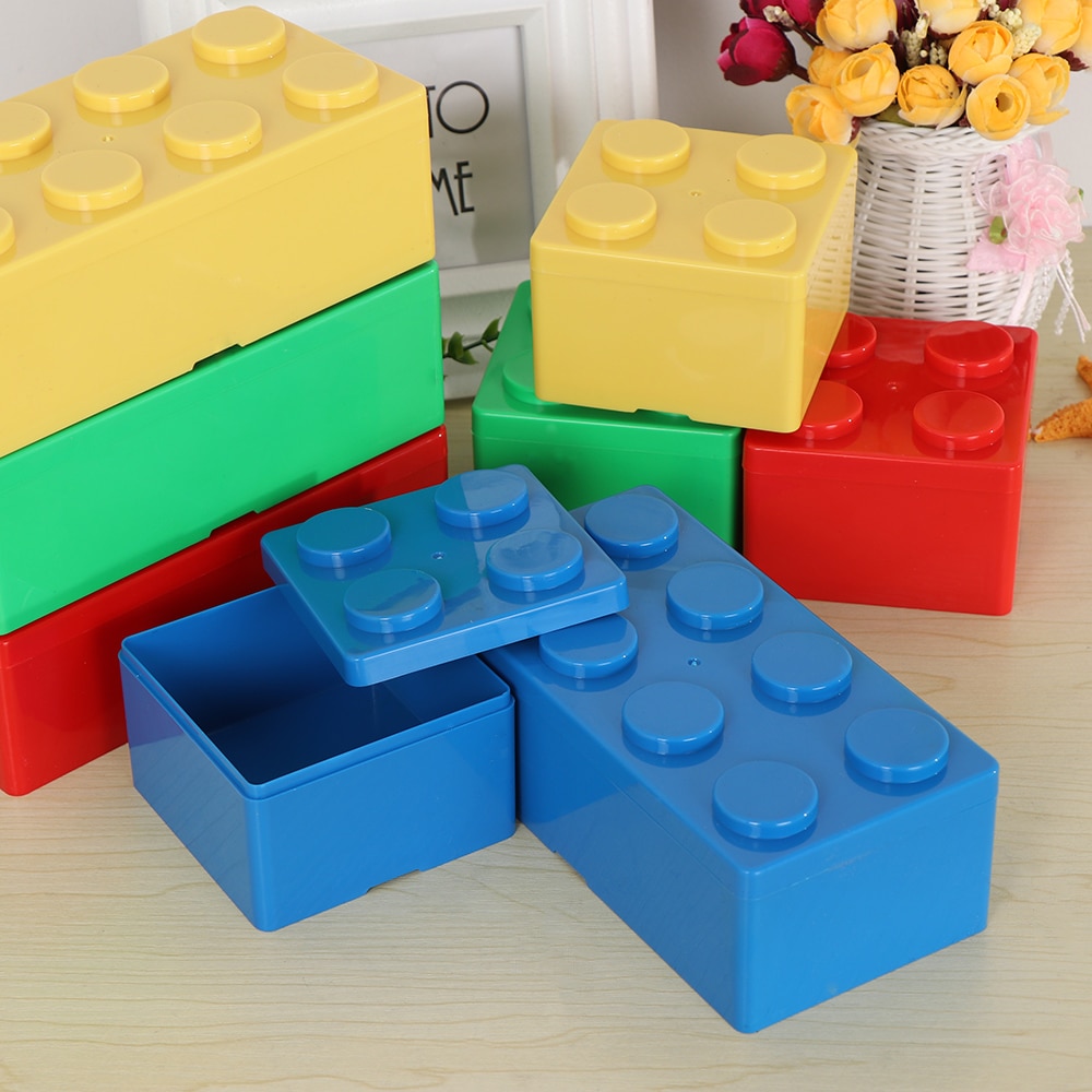 Plastic Storage Bins Blocks Shape