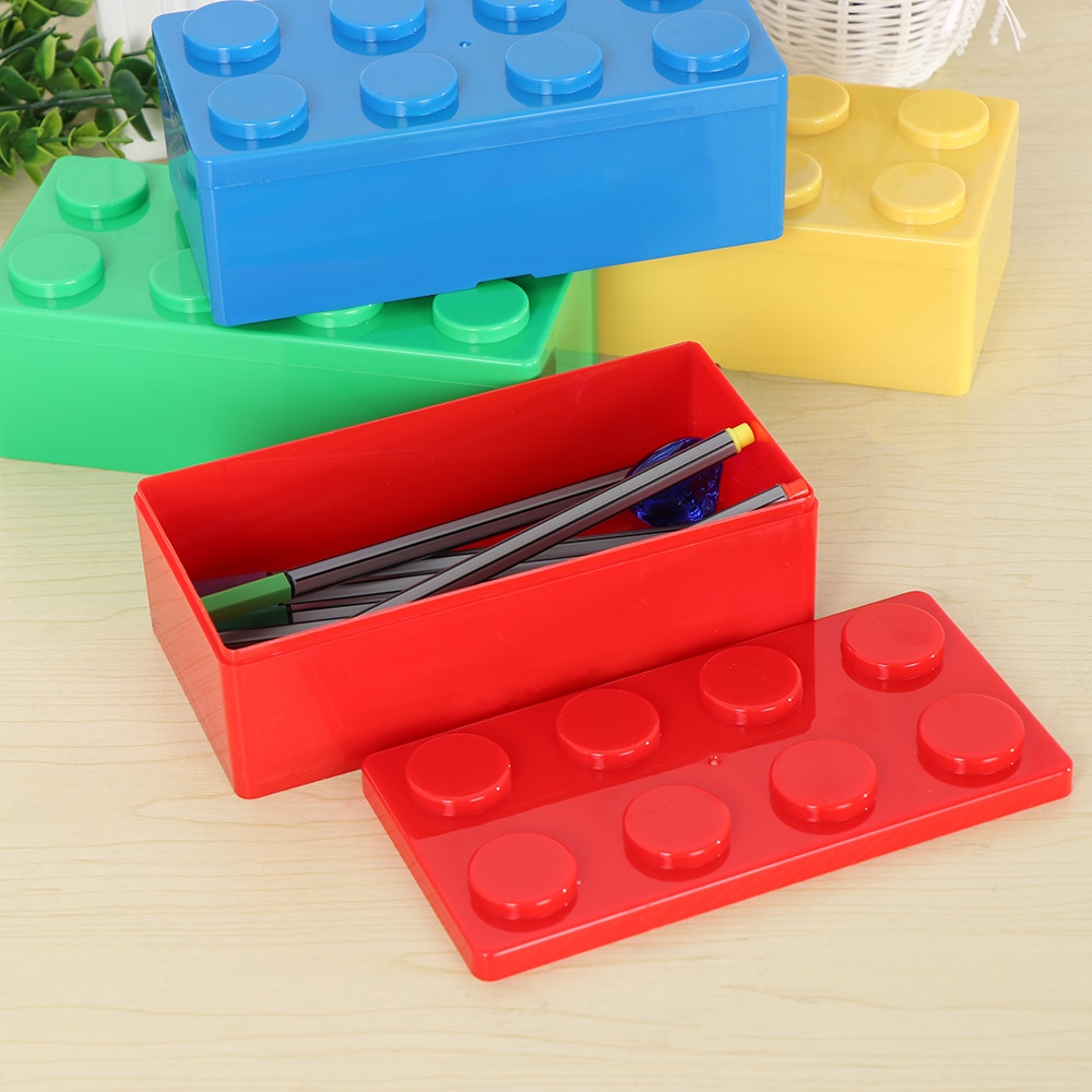 Plastic Storage Bins Blocks Shape