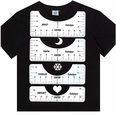 Plastic T Shirt Guide Rulers (4pcs) Plastic T Shirt Guide Rulers (4pcs)
