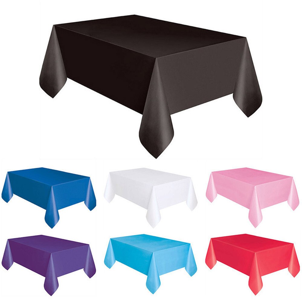 Plastic Tablecloth Disposable Cover Plastic Tablecloth Disposable Cover