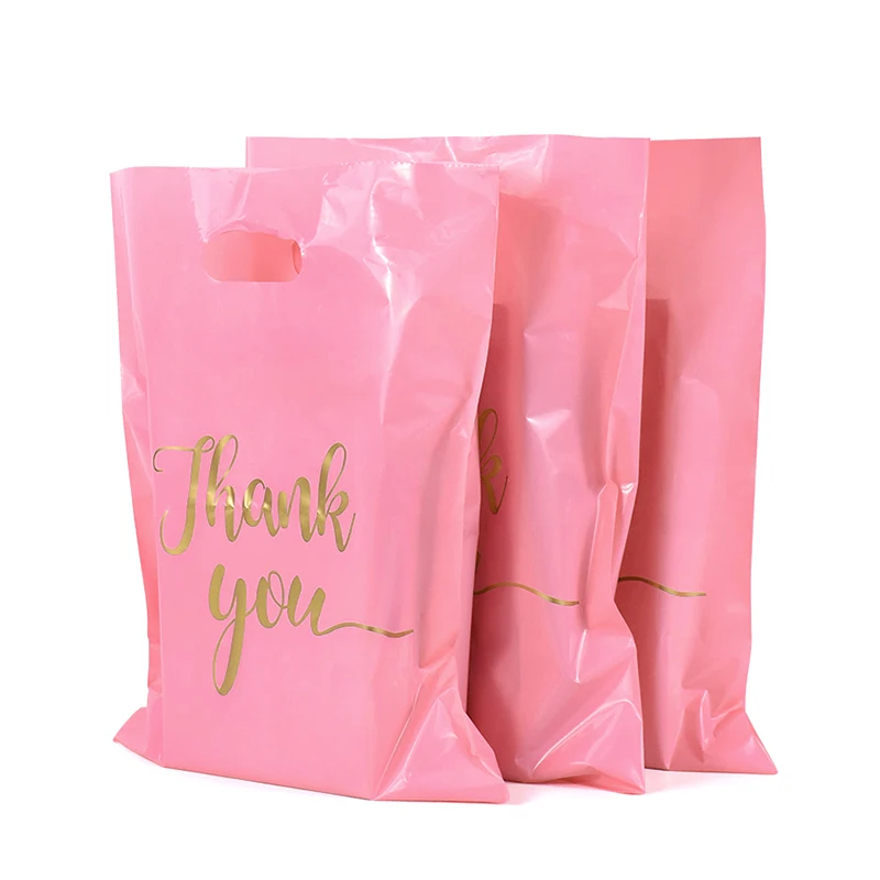 Plastic Thank You Bags (10Pcs) Plastic Thank You Bags (10Pcs)