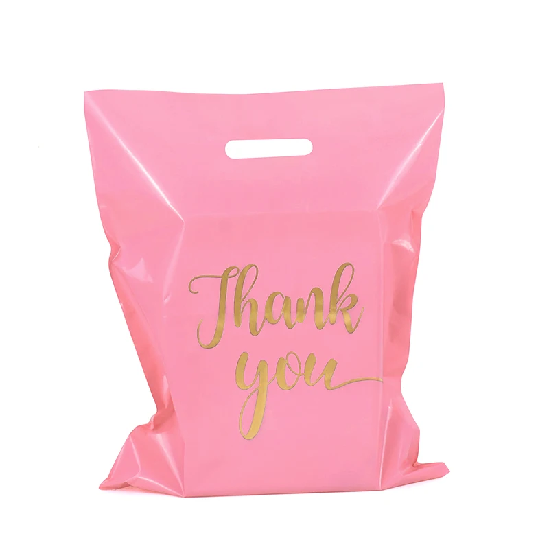 Plastic Thank You Bags (10Pcs) Plastic Thank You Bags (10Pcs)