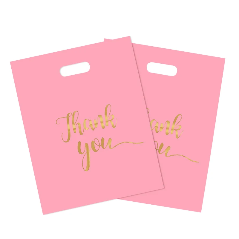 Plastic Thank You Bags (10Pcs) Plastic Thank You Bags (10Pcs)