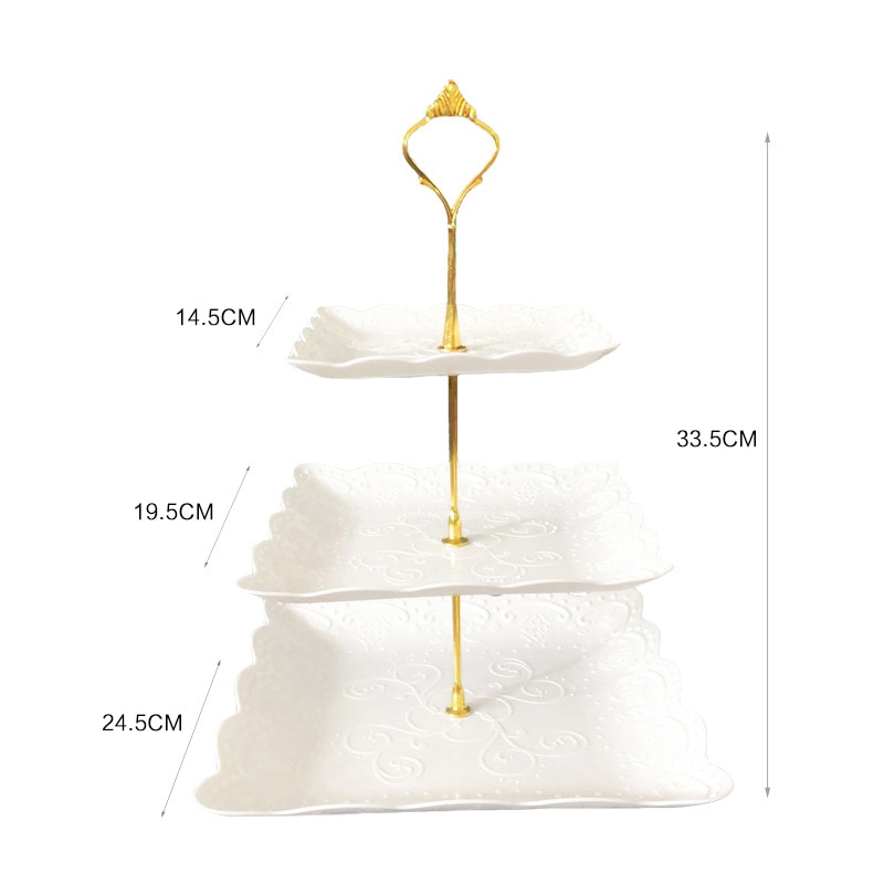 Plastic Tiered Dessert Tray Rack Plastic Tiered Dessert Tray Rack