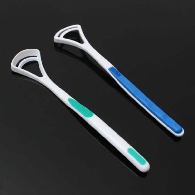 Plastic Tongue Scraper Dental Cleaner (2Pcs)