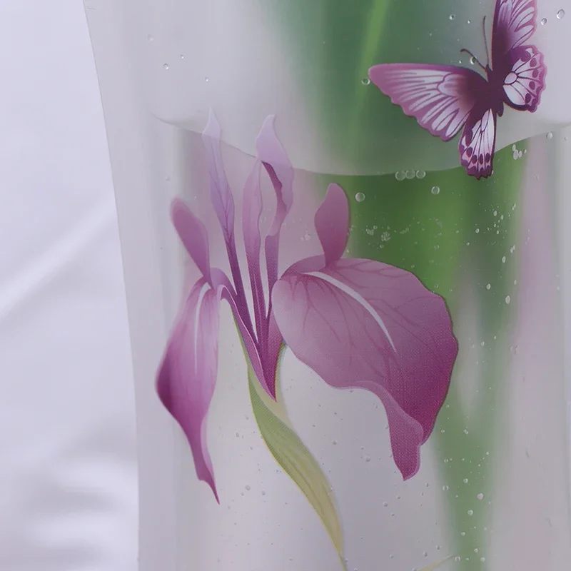 Plastic Transparent Foldable Vase