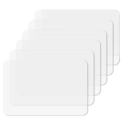 Plastic Transparent Placemats (4pcs) Plastic Transparent Placemats (4pcs)