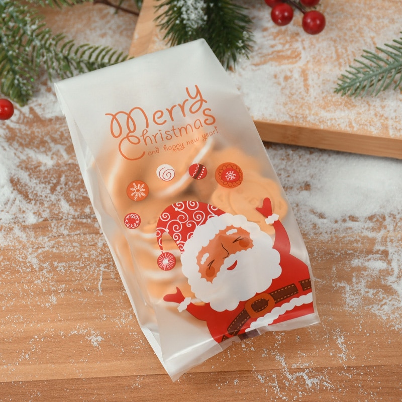 Plastic Treat Bags for Christmas (25Pcs) Plastic Treat Bags for Christmas (25Pcs)