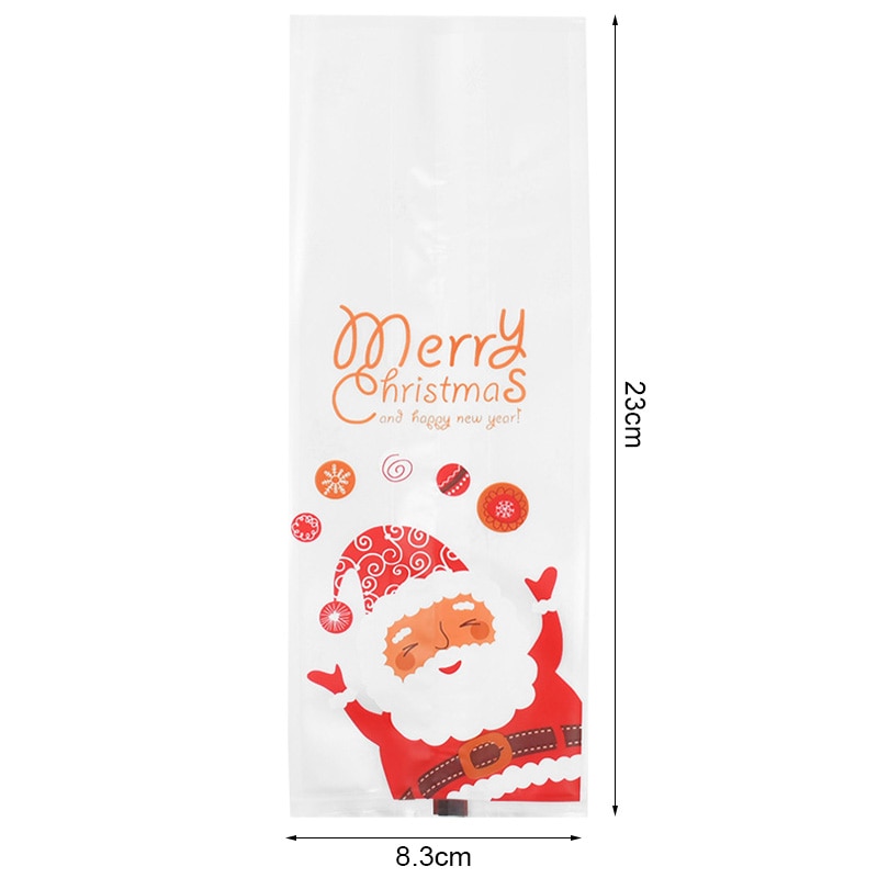 Plastic Treat Bags for Christmas (25Pcs) Plastic Treat Bags for Christmas (25Pcs)