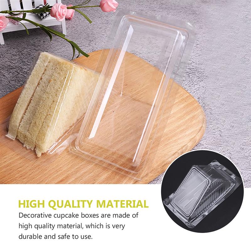 Plastic Triangle Sandwich Containers (50pcs)