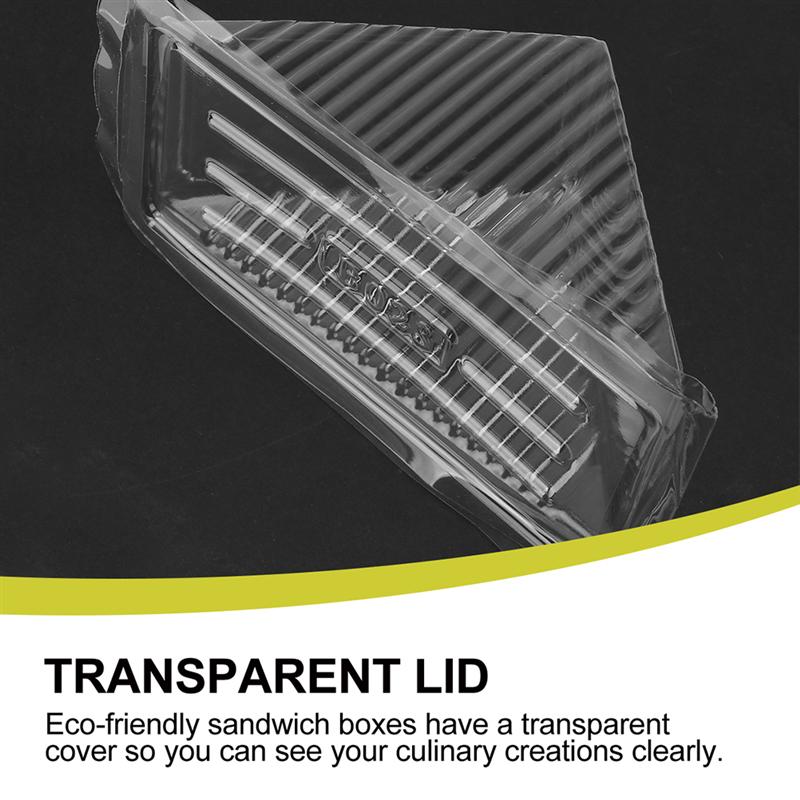 Plastic Triangle Sandwich Containers (50pcs)