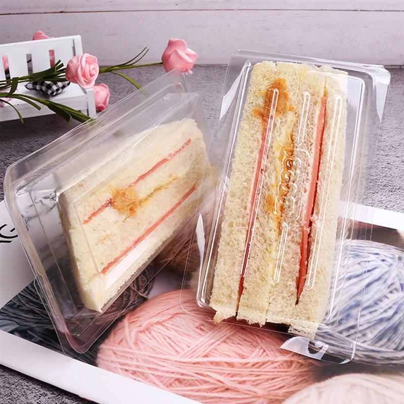Plastic Triangle Sandwich Containers (50pcs)