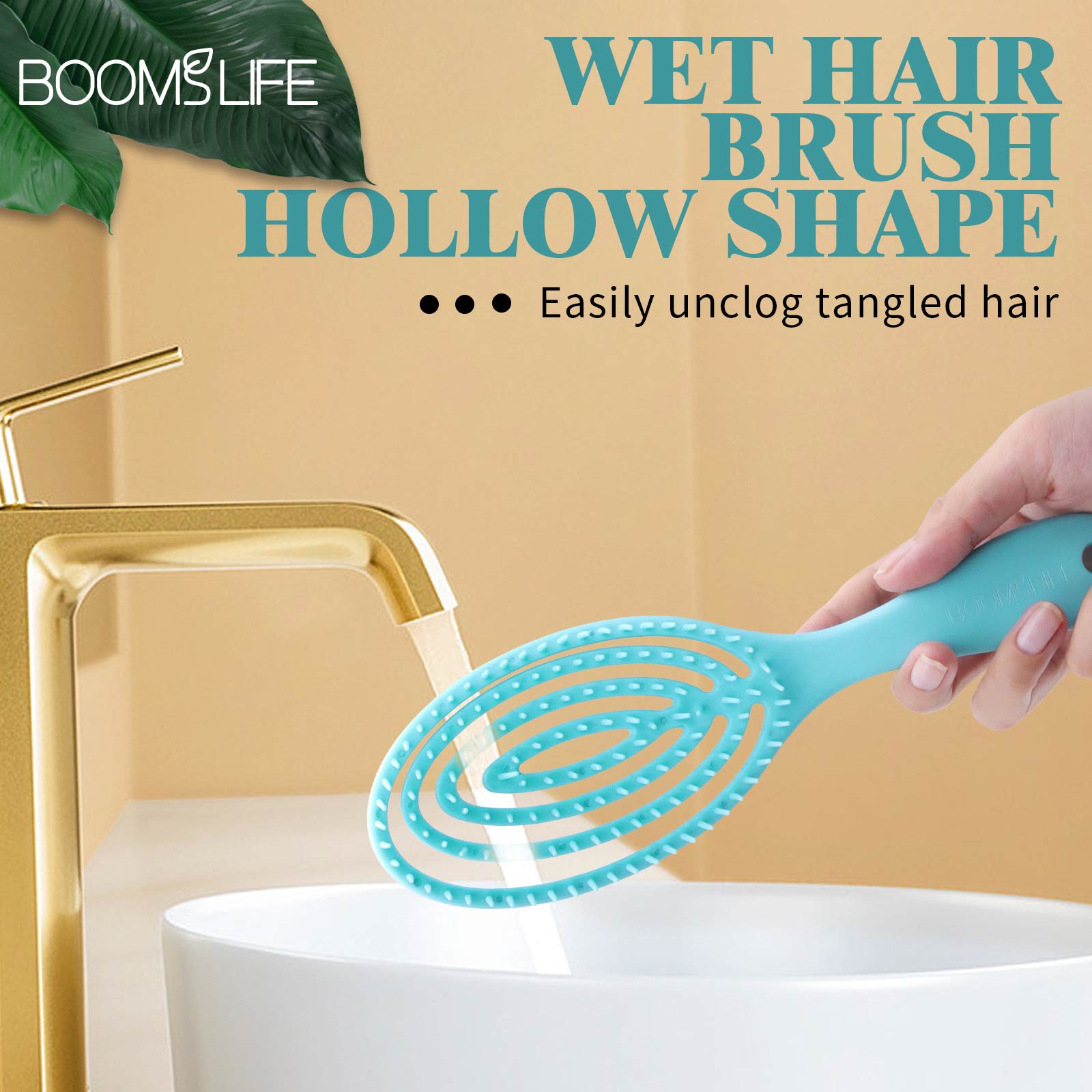 Plastic Wet Hair Brush Detangler Plastic Wet Hair Brush Detangler