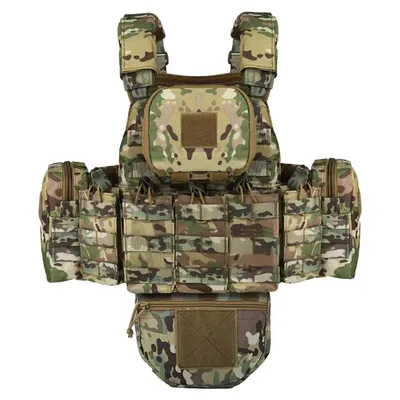 Plate Carrier Tactical Vest Outdoor Hunting Protective Shoulder Adjustable Vest Airsoft Carrier