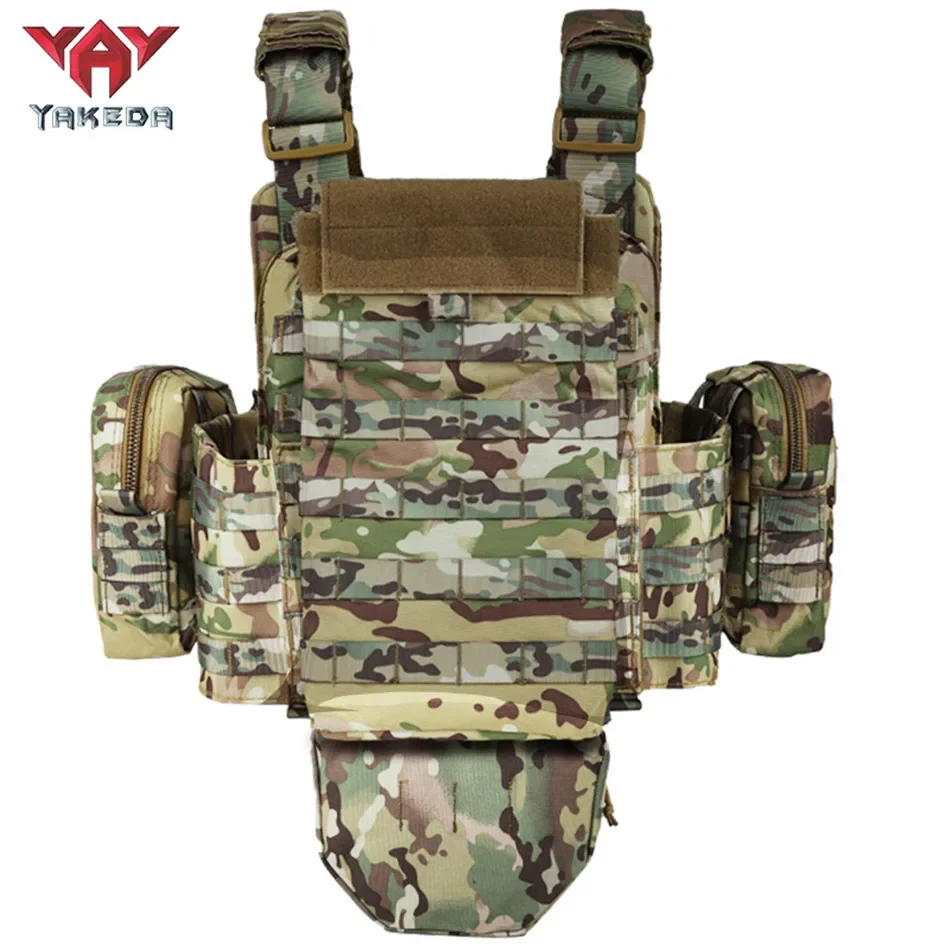 Plate Carrier Tactical Vest Outdoor Hunting Protective Shoulder Adjustable Vest Airsoft Carrier