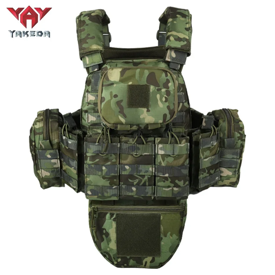 Plate Carrier Tactical Vest Outdoor Hunting Protective Shoulder Adjustable Vest Airsoft Carrier