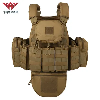 Plate Carrier Tactical Vest Outdoor Hunting Protective Shoulder Adjustable Vest Airsoft Carrier