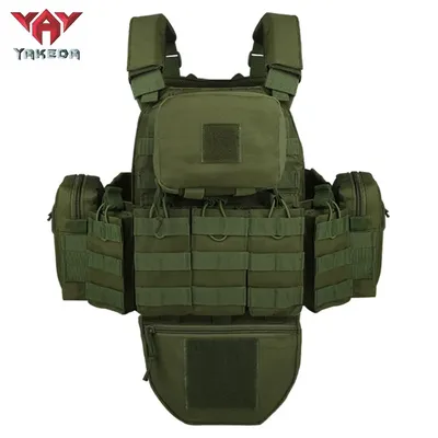 Plate Carrier Tactical Vest Outdoor Hunting Protective Shoulder Adjustable Vest Airsoft Carrier