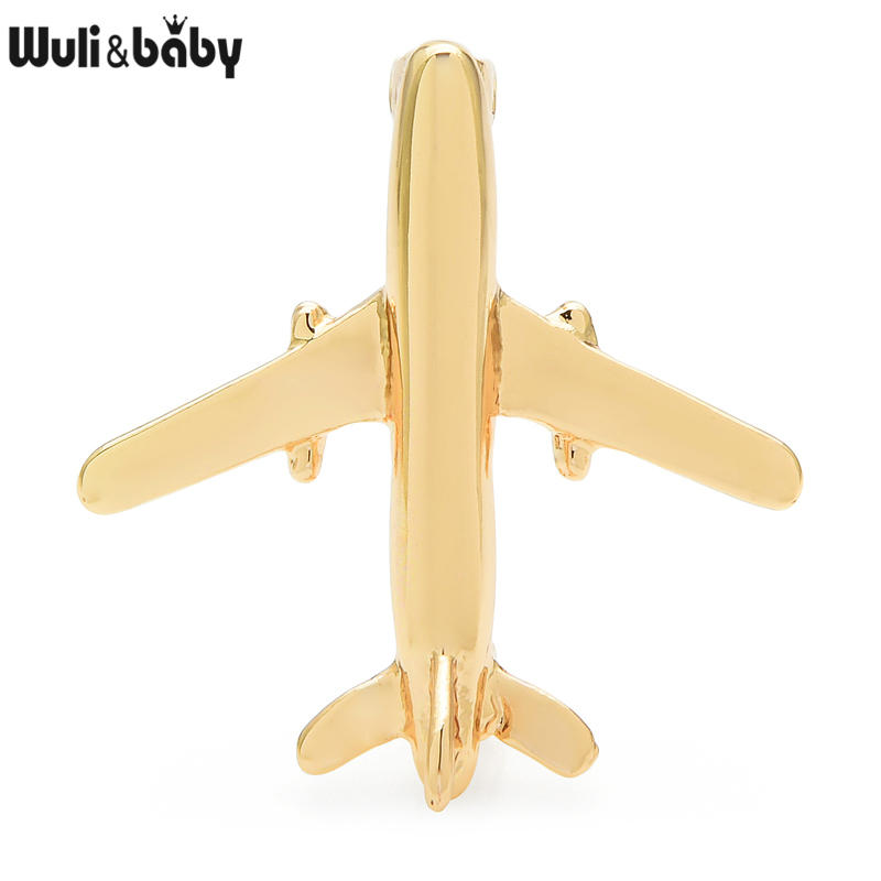 Plated Metal Airplane Lapel Pin Plated Metal Airplane Lapel Pin