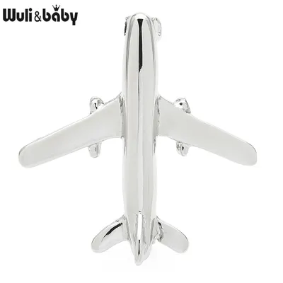 Plated Metal Airplane Lapel Pin Plated Metal Airplane Lapel Pin